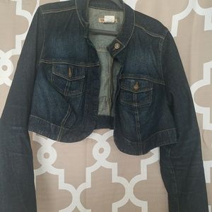Paris Blues - +Size 2 - Cropped Jean Jacket